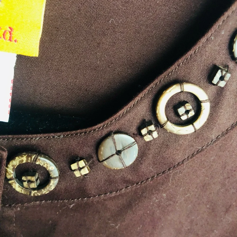 Jacket Brown Size 12 Ruby Rd - Picture 4 of 4